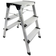 Escabeau alu 3 marches - Marchepied pliable GAT 3S Güde G40964