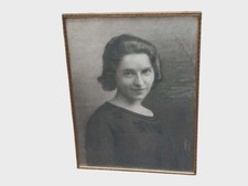 Ancien Tableau Portrait De
