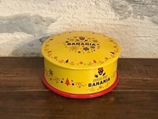 Boîte ronde en métal "BANANIA"