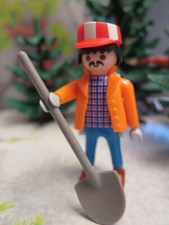ouvrier du rail éboueur PLAYMOBIL 3121 7860 4085 chantier travaux construction