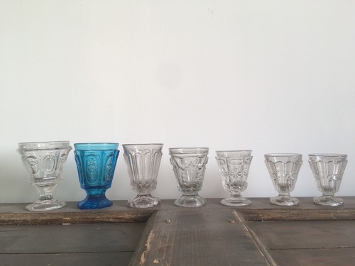 Lot verres anciens - verres, (époque