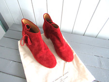 Bottines en daim corail P 39 Sezane