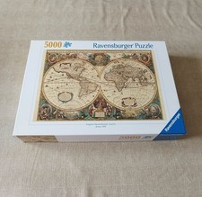 Puzzle Mappemonde Antique Ravensburger 5000 Pièces 👍