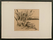 Tableau ancien paysage