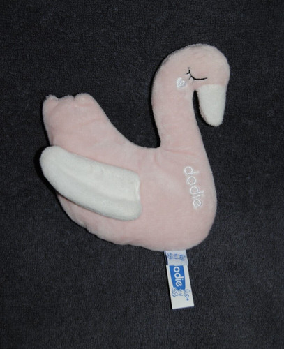 Doudou cygne dodie rose - 🍀doudou,