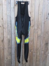 Combi Cuissard long cycliste LOOK noir cycling pant hiver 5 XL 52