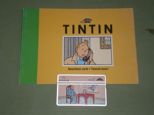 Tintin seconde carte belgacom - carte,