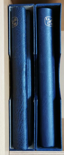 2X KABE KLEMMBINDER ATLAS Bleu