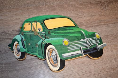 Renault 4cv horloge murale - 4cv, .