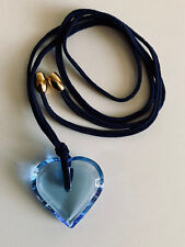 Collier Coeur Cristal BACCARAT Crystal Heart Necklace Kristall Herz Halskette