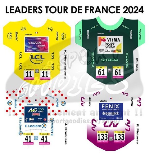 Maillots cyclistes miniatures