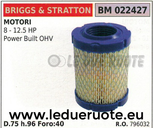 796032 éponge filtre air - 796032,