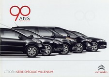 Catalogue prospekt brochure Citroën gamme série spéciale "Millenium" 2009.08 FR