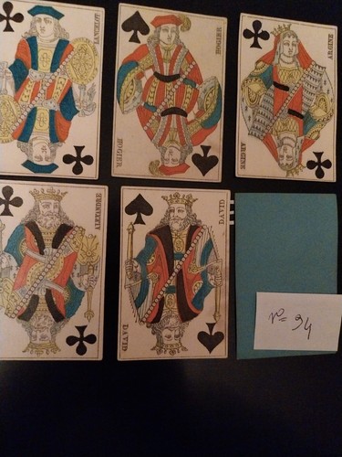 Cartes jouer jeu en - cartes, à