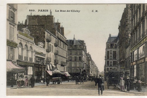 Cpa paris rue clichy - 9,