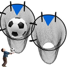 2 Pièces Cible Football Mini But de Foot Entrainement Football Cage de Foot a...