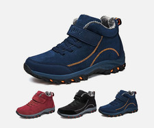 Bottes d'hiver pour hommes chaudes doublées bottes de neige chaussures pieds nus chaussures de trail
