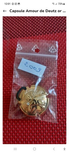 Capsule champagne amour deutz - champagne,