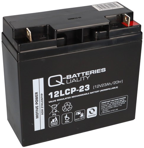 Batterie batteries 12lcp 23 - q-batteries, 12lcp-23