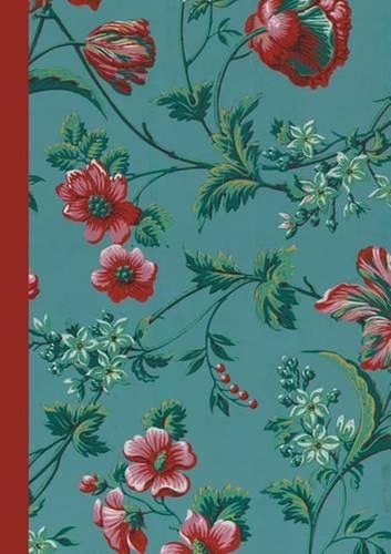 Carnet blanc motif fleurs - motif,