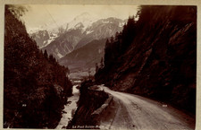 France, Route de Chamonix, Pont Ste. Marie, Tirage vintage, ca.1875 France, Rout