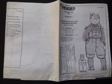 § A-  patron MODES ET TRAVAUX 10/1990 pour fille et poupée Cécile
