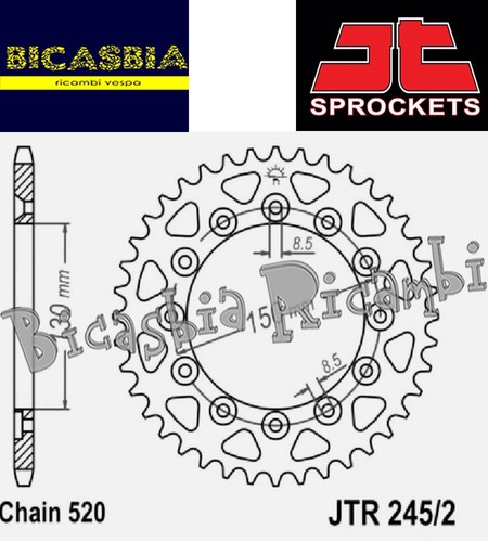 21815 couronne moto - couronne, 245/2