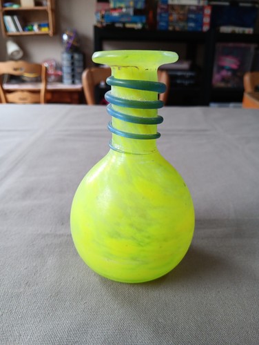 Vase pâte verre dépoli - de,