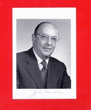 LM60-AUTOGRAPHE-PHOTO-JOHN BARDEN-PHYSICIEN-AMÉRICAIN-PRIX NOBEL-1956