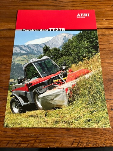 Aebi terratrac tt275 tractor - aebi,