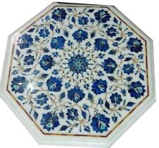 18 " Marbre Blanc Café Table