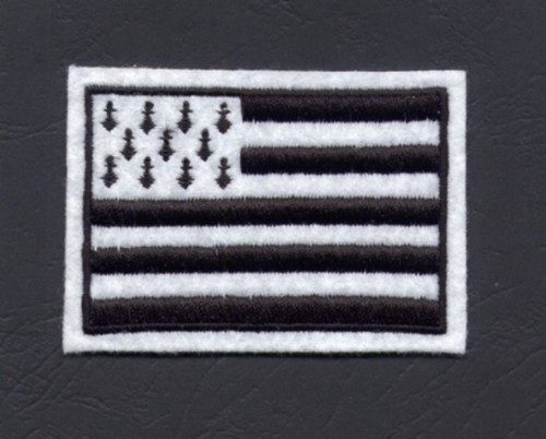 Drapeau breton ecusson - breton,