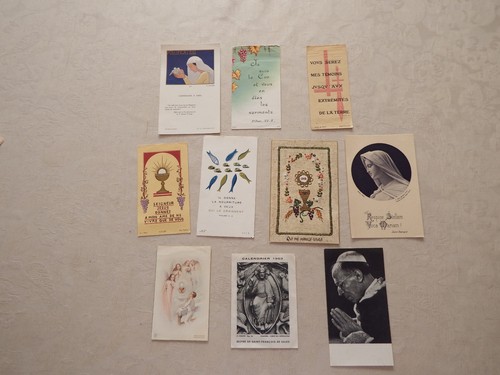 Lot images pieuses - lot,