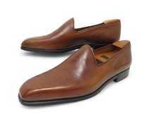 CHAUSSURES BERLUTI MOCASSINS ONE CUT 8.5 42.5 MARRON + EMBAUCHOIRS SHOES 2000€