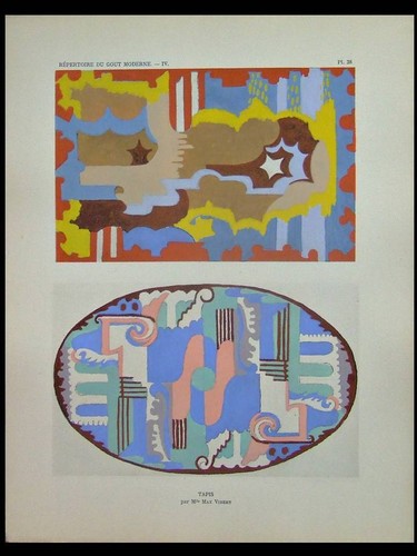 Max vibert tapis art deco - vibert,,