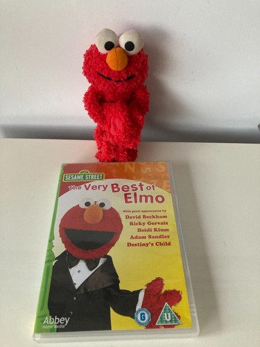 Lot peluche elmo dvd sesame - peluche,
