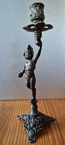 Vintage brass cherub - vintage,