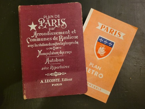 Ancien guide plan paris - ancien,