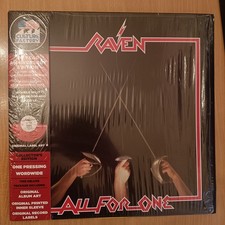 Raven All For One Black & Blood Red Vinyle 40 Year Anniversary Edition 2022