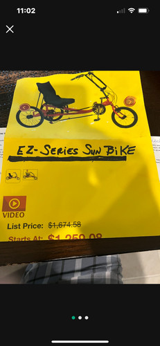 Series tricycle sun bike - ez-series,