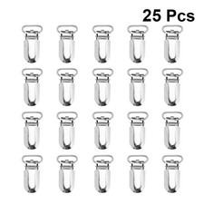 25 Pcs Suspender Hooks Baby