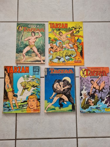 Tarzan lot bd ancienne - tarzan,