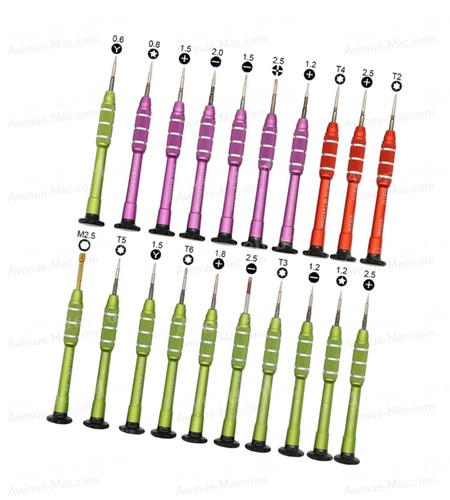 Jeu tournevis individuels - de,