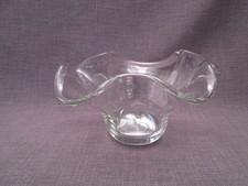 Coupe en cristal bullé signé