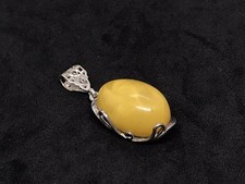 Ancien PENDENTIF AMBRE Cadeau