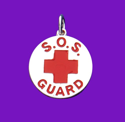 Pendentif disque alerte - pendentif, d'alerte