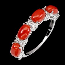 925 Bague en Argent Ovale