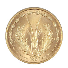 Essai Afrique occidentale Française - Togo 25 Francs Bronze-aluminium 1957