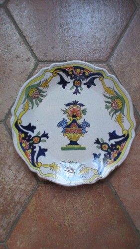 Assiette faience malicorne - de,