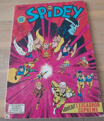 Spidey avril 1987 - avril,